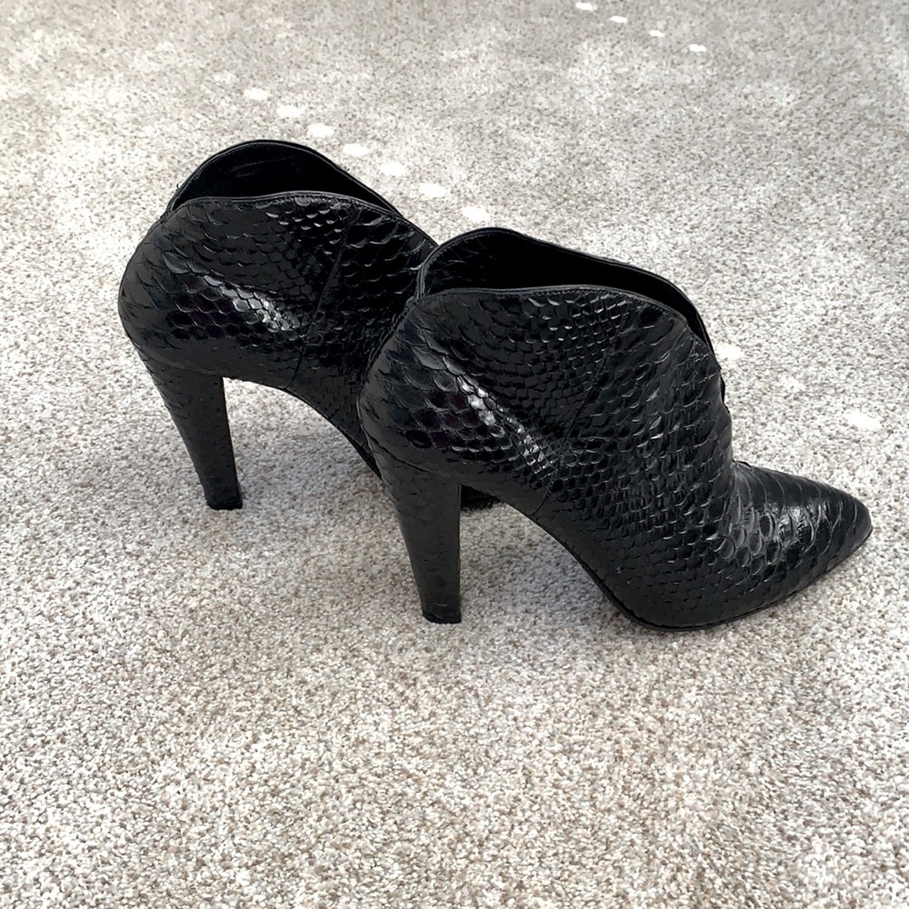 Miu Miu Python Snake Heeled Ankle Booties. Sz 40. - image 3